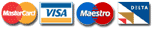 Accepted Payment Methods: MasterCard, Visa, Maestro, Delta