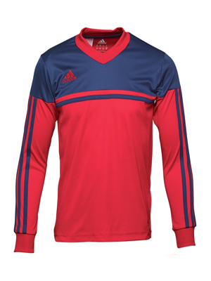 Adida Autheno Clearance Football Shirt Red Navy