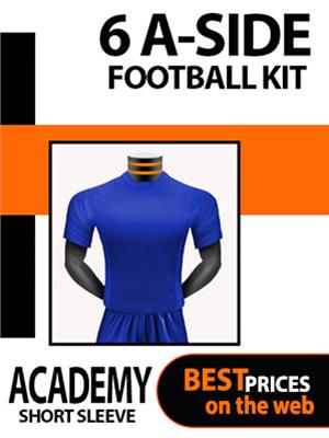 Academy Short Sleeve 6 A Side Football Kit