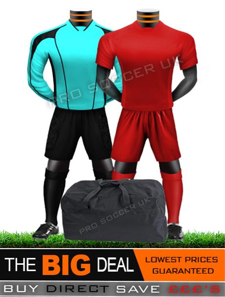 Academy Short Sleeve Junior/School Football Kit Pack