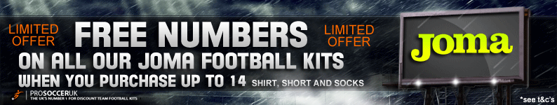 Joma Short Sleeve Football Kits