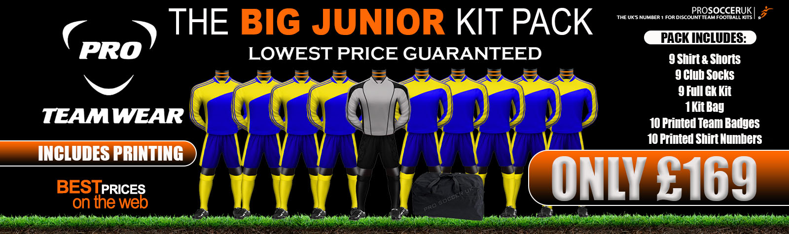 School Football Kit Packs