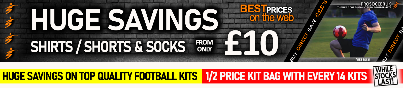 Cheap Football Kits Now £10