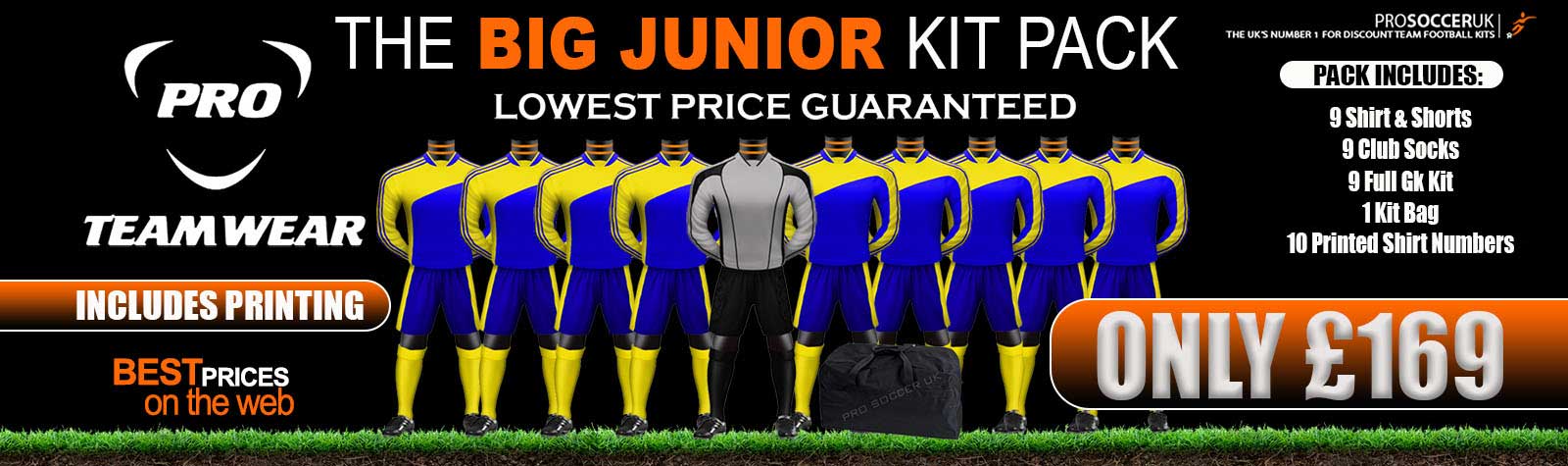 Kids Football Team Kit Bundles