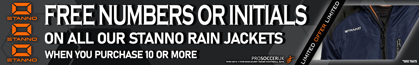 Stanno Rain Jackets