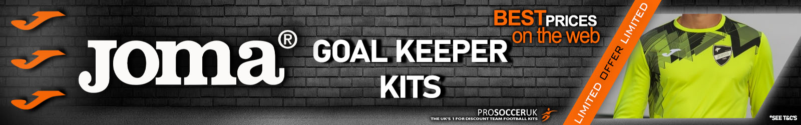Cheap Joma Goalkeeper Football Kits