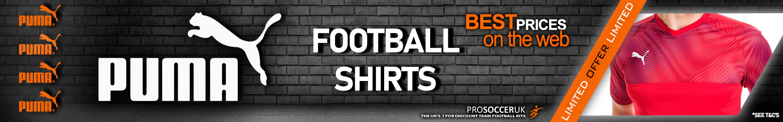 Puma Football Shirts & Jerseys