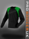 McKinley Black/Green Goalkeeper Shirt - Discount Goalkeeper Kits
