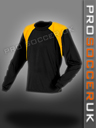 McKinley Black/Yellow Goalkeeper Shirt - Discount Goalkeeper Kits