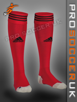 red adidas football socks