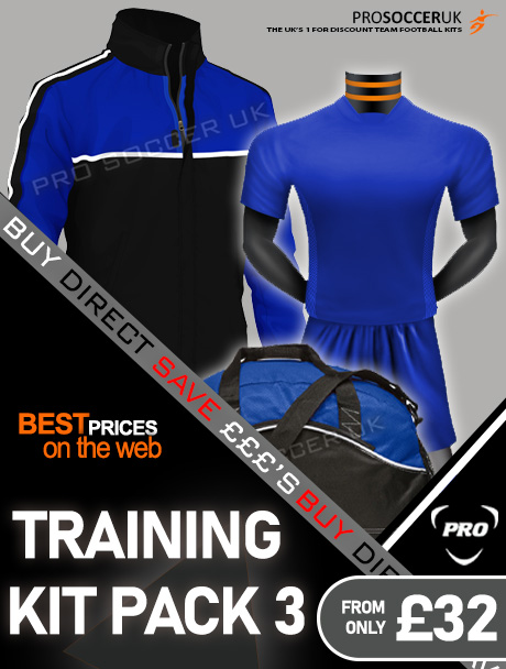 Academy Short Sleeve Training Kit Pack 3