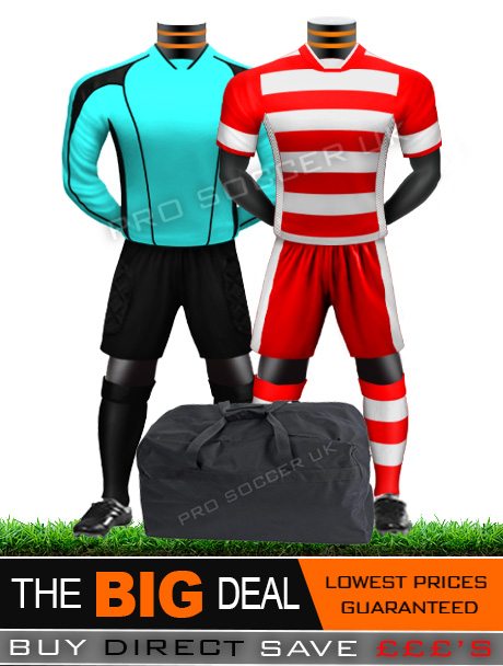 Kids Hoop SS Football Kit Pack