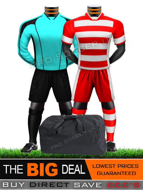 Youth Hoop SS Football Kit Pack