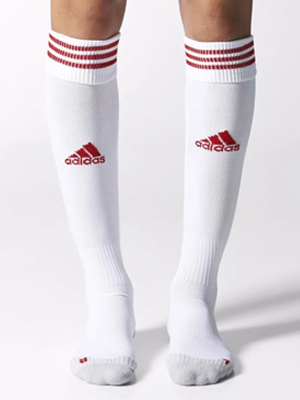 Adidas Clearance 3 Stripe Adi Sock - White/Red