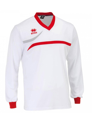 Errea Derby Clearance Football Shirt White/Red/Grey PRO-149
