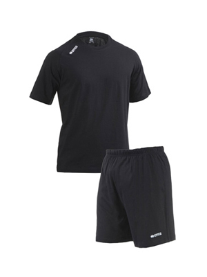 Errea Clearance Mackay Shirt and Short Set Black BX5