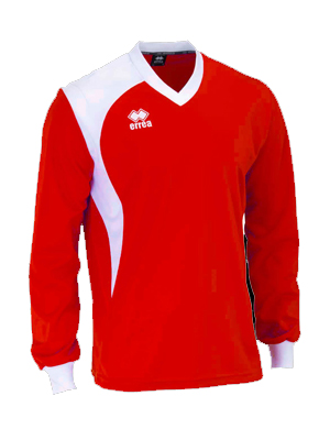 Errea Tonic Clearance Football Shirt Red/White PRO-154c