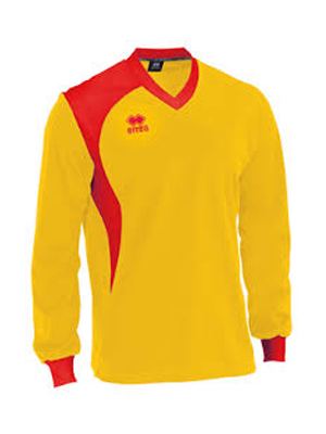 Errea Tonic Clearance Football Shirt Yellow/Red PRO-153f
