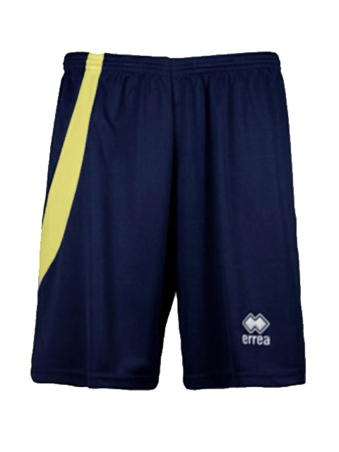 Errea Clearance Tonic Football Short Navy/Yellow BX7