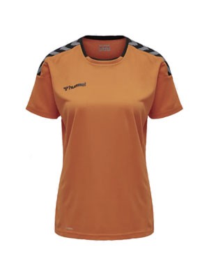 Hummel Authentic Clearance Poly Jersey SS Orange CL109