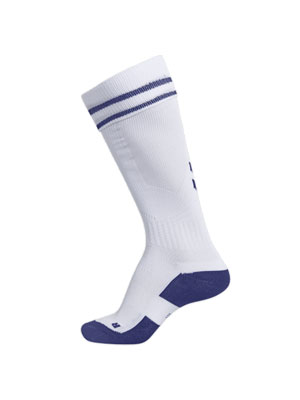 Hummel Element Clearance Football Socks White/TrueBlue CL102