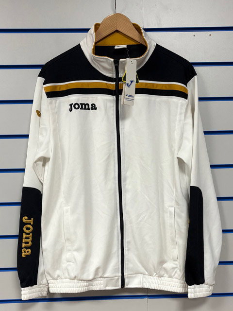Joma Clearance Poly Training Jacket White/Black/Gold BX9