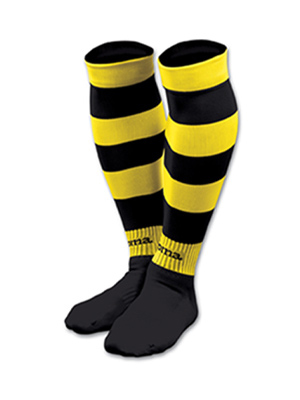 Joma Zebra Clearance Football Socks Black/Yellow