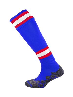 Mitre Division Clearance Socks Royal/White/Red MI-109