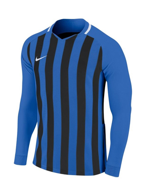 Nike Striped Division III Clearance Football Shirt Royal/Black NI-12 - Football Kit Sale
