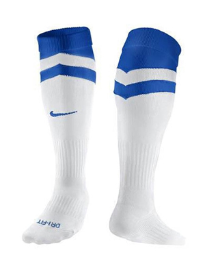 Nike Classic Clearance Football Socks White Royal NI-67