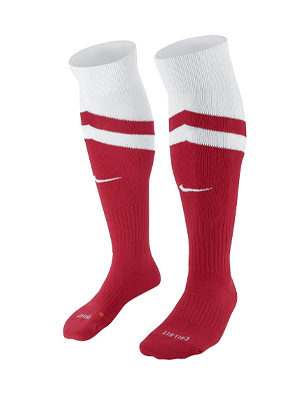 Nike Classic Clearance Football Socks Red/White NI-62