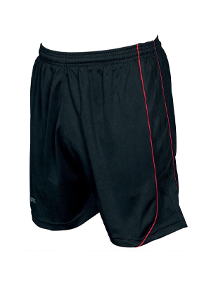 Precision Clearance Football Shorts Blacl/Red PR-164d