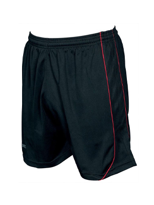 Precision Clearance Football Shorts Blacl/Red PR-164d