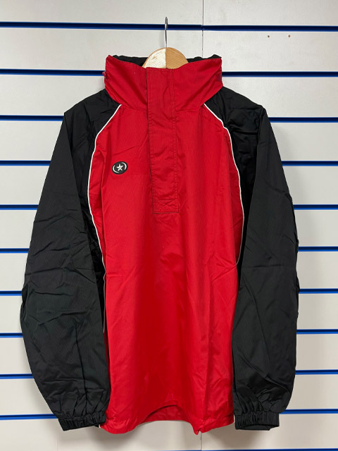 Prostar Clearance Cyclone Rain Jacket Half Zip Red/Black BX8