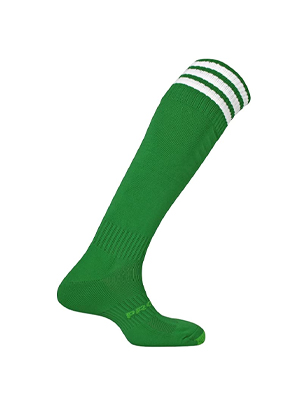 Prostar Mercury 3 Stripe Clearance Football Socks Green/White PRO-124h