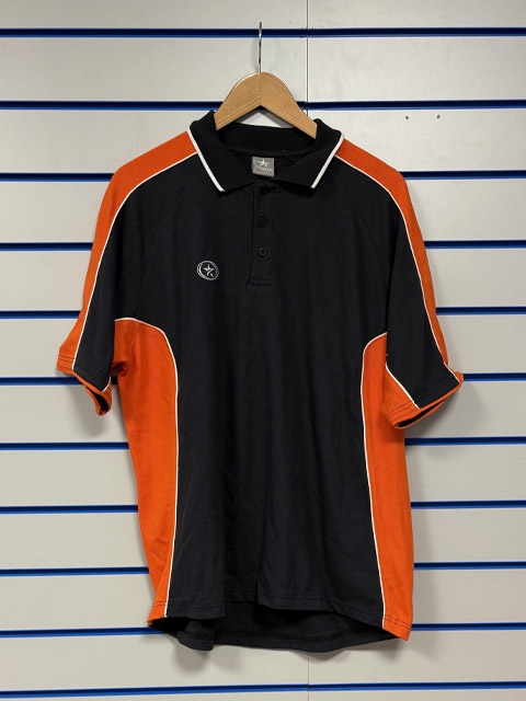 Prostar Clearance Polo Shirt Black/Orange BX9