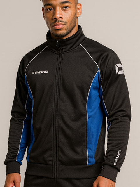 Stanno Clearance Durban Jacket Black/Royal BX3