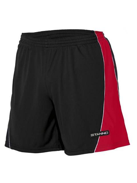 Stanno Clearance Palermo Football Short Black/Red BX10