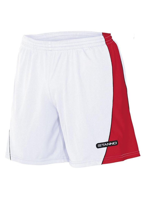 Stanno Clearance Palermo Football Short White/Red BX10