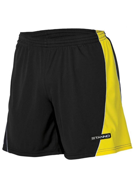 Stanno Clearance Palermo Football Short Black/Yellow BX10