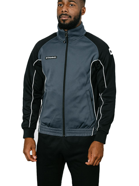 Stanno Clearance Porto Tracksuit Anthracite/Black BX3