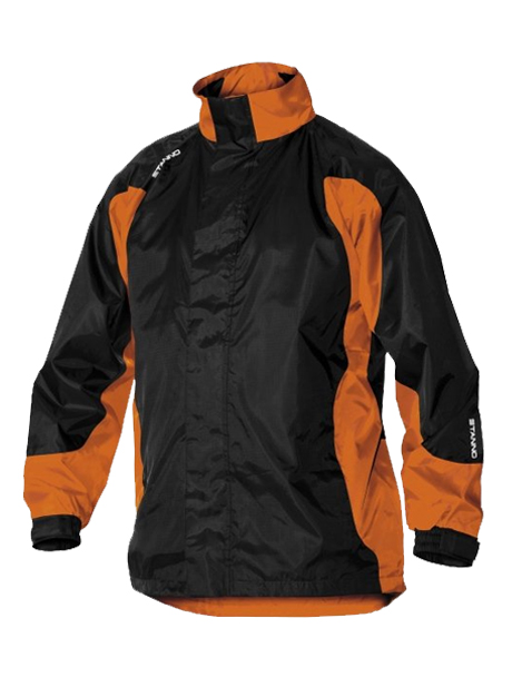 Stanno Santos Rain Jacket Black/Orange - BR-01