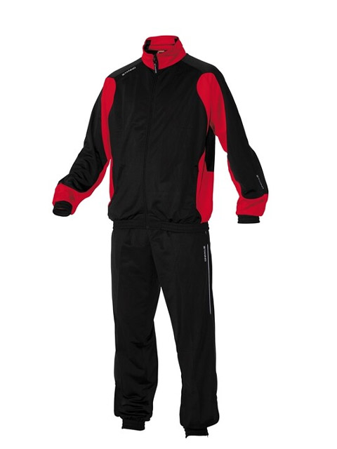 Stanno Clearance Santos Poly Suit Black/Red BX4