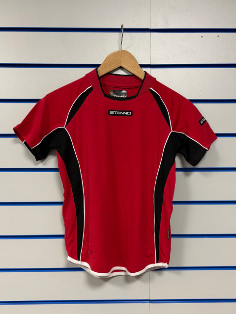 Stanno Clearance Valencia Football Shirt Red/Black BX10