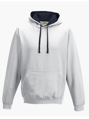 AWD Plain Clearance Hoody - White/Navy