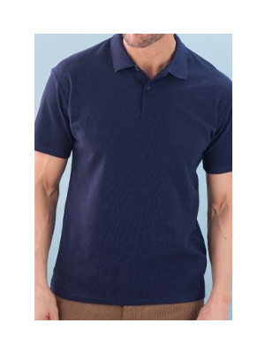 Fruit of the Loom Plain Clearance Polo Shirt - Navy