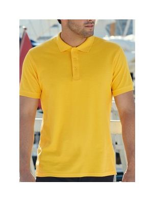 Fruit of the Loom Plain Clearance Polo Shirt - Yellow