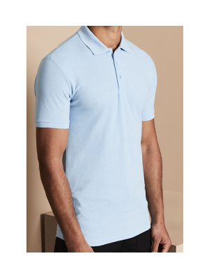 Fruit of the Loom Plain Clearance Polo Shirt - Sky