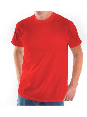 Fruit of the Loom Plain Clearance T-Shirt - Red