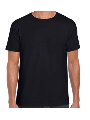 Gildan Plain Clearance T-Shirt - Black